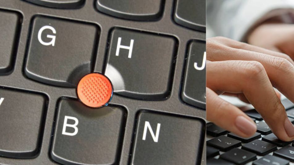 ¿Para qué sirve el botón rojo entre las teclas G, H y B en algunos portátiles?