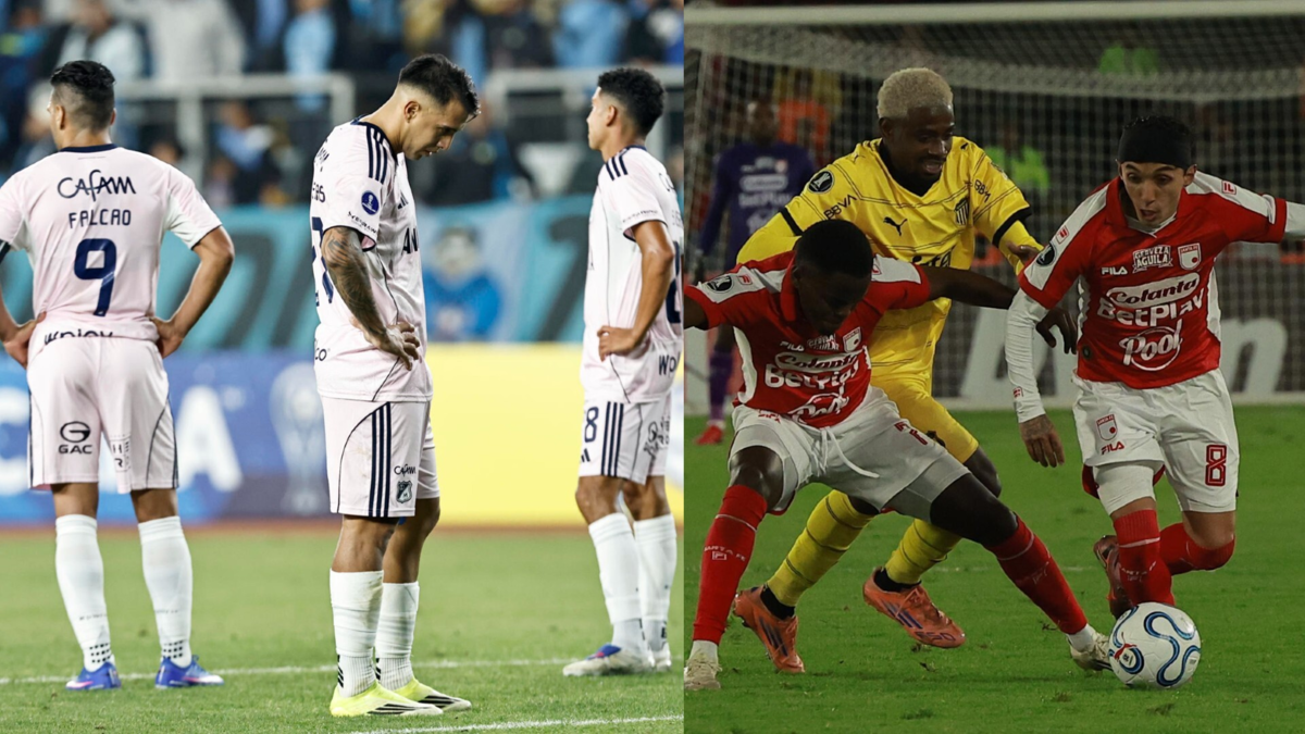 Los clubes colombianos se fueron en blanco en la primera fecha de los torneos de Conmebol: cero triunfos y un balance poco alentador