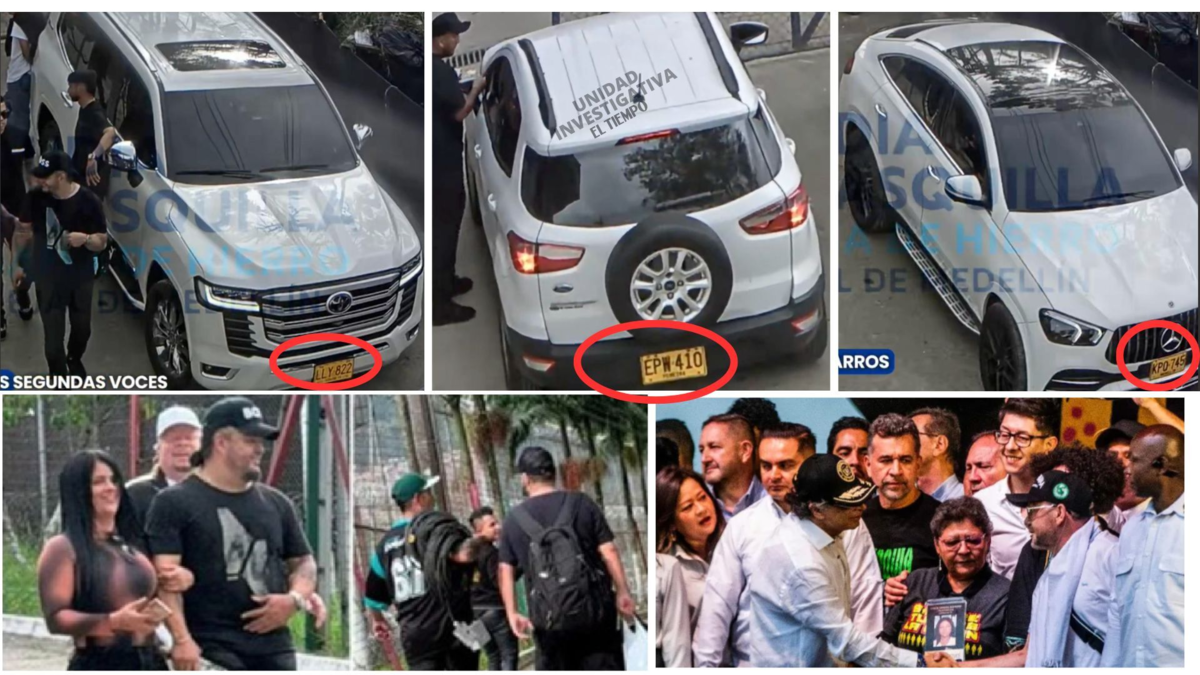 Estos son los dueños de las camionetas de alta gama que ingresaron el día de la parranda a la cárcel de Itagüí: hay un vehículo oficial