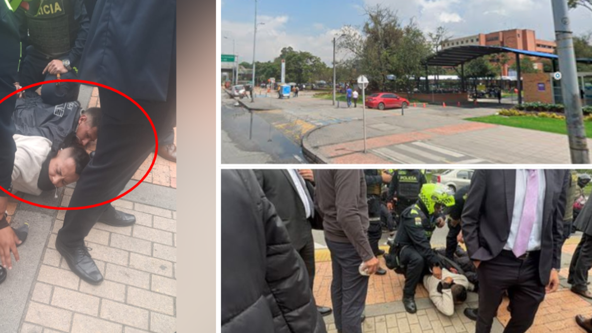 Esto es lo que se sabe sobre fuerte tiroteo frente a la Registraduría y el Mindefensa; verifican si uno de los capturados llevaba brazalete del Inpec