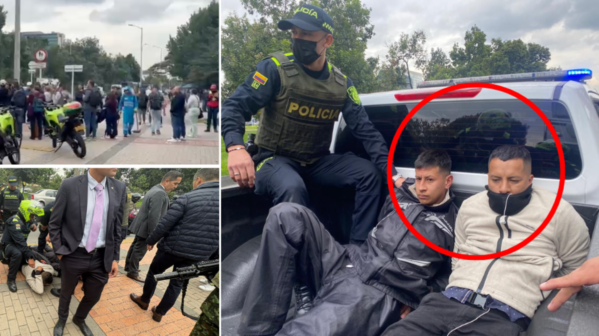 Estas son las identidades de los ladrones capturados frente a Mindefensa y Registraduría: el Inpec monitoreaba al más joven