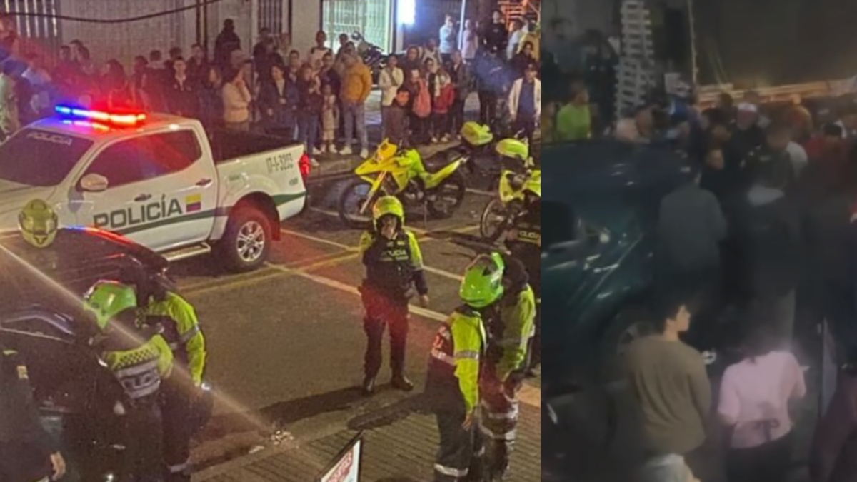 Videos de la fuerte balacera que se reportó en la tarde de este lunes 13 de abril en la calle 156 con carrera 7H, en el norte de Bogotá
