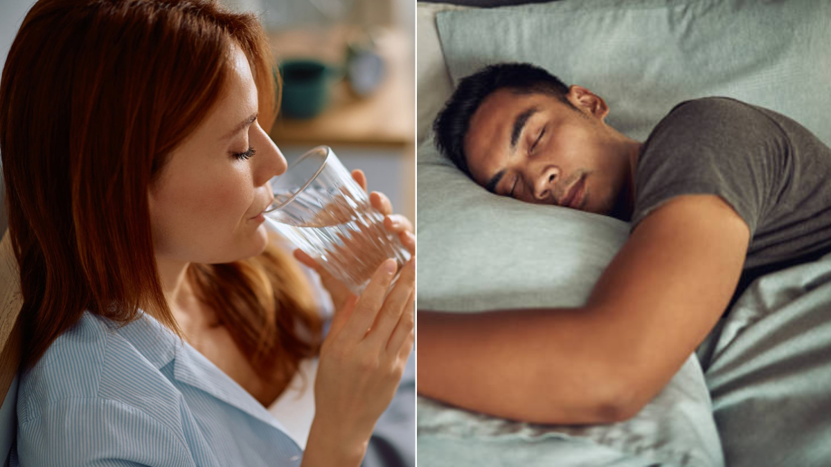 ¿Cómo influye en la salud tomar agua poco antes de ir a dormir? Esto dicen los expertos