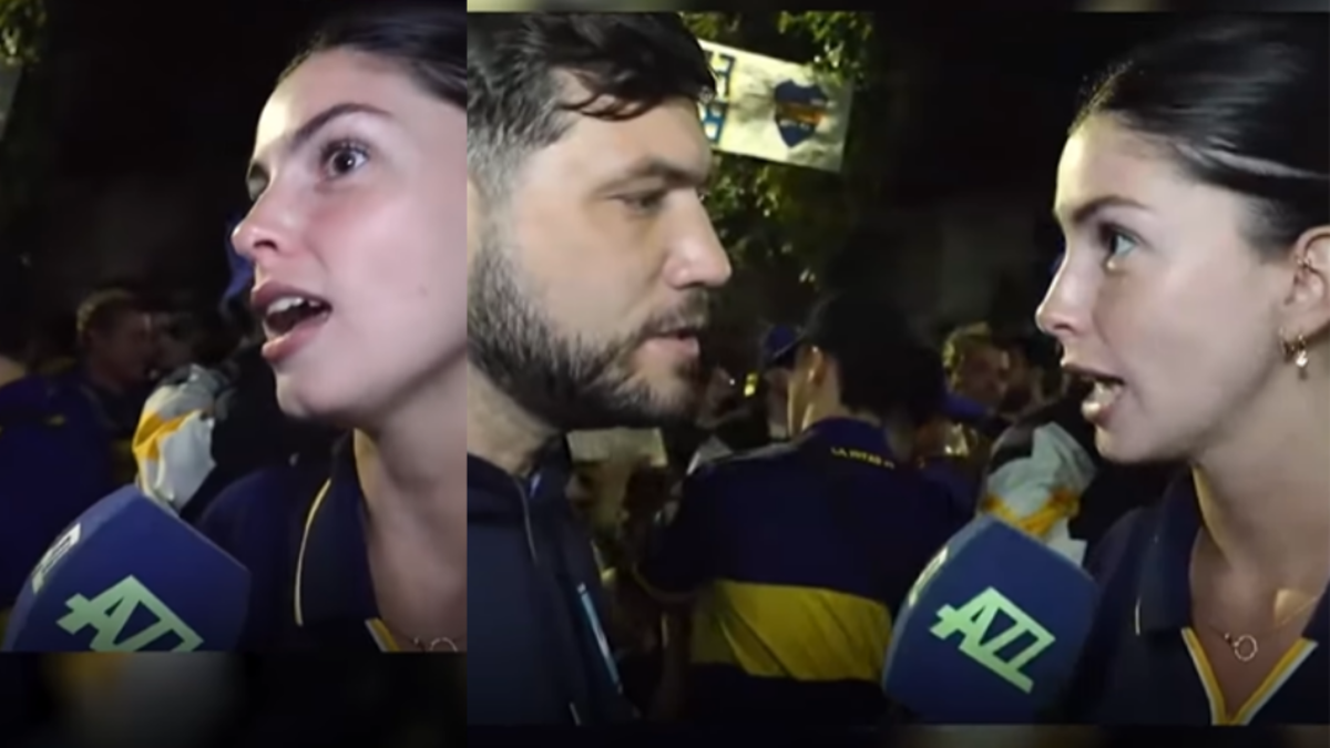 Periodista e hincha de Boca Juniors coquetean en plena transmisión en vivo y se vuelve viral: 'No solo Boca metió gol'