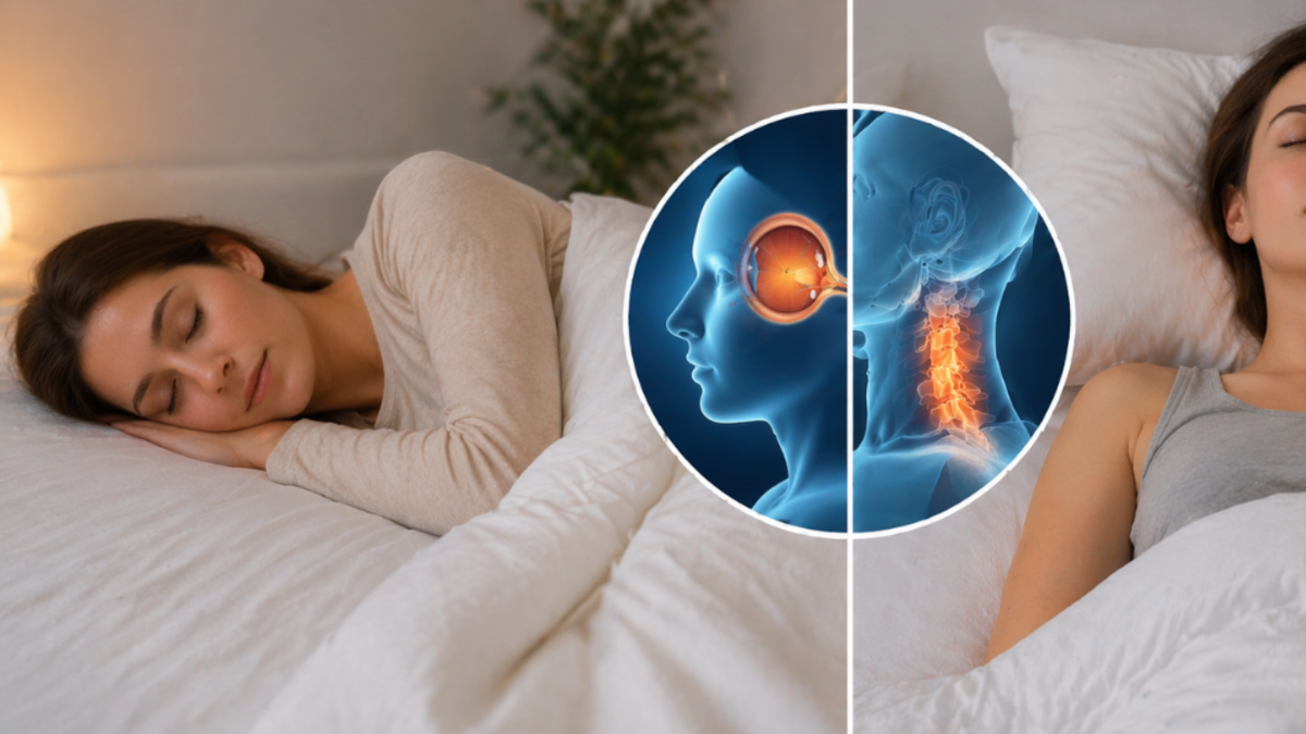 Dormir con o sin almohada tiene un impacto desconocido en la visión y la columna, según especialista