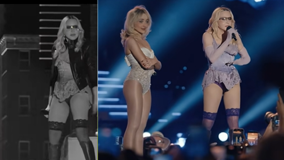 Madonna vuelve a presentarse en Coachella tras 20 años durante concierto de Sabrina Carpenter: videos de su presentación