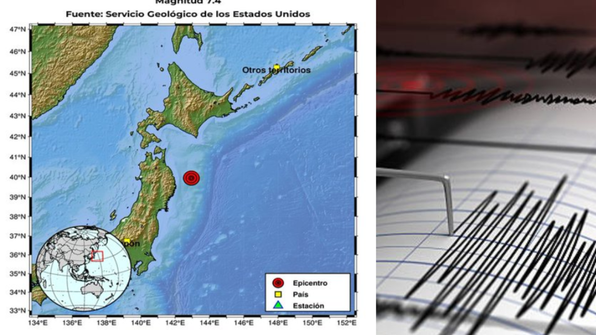 Reportan fuerte terremoto de magnitud 7,5 en Japón y se activa alerta de tsunami: profundidad, epicentro y detalles de emergencia