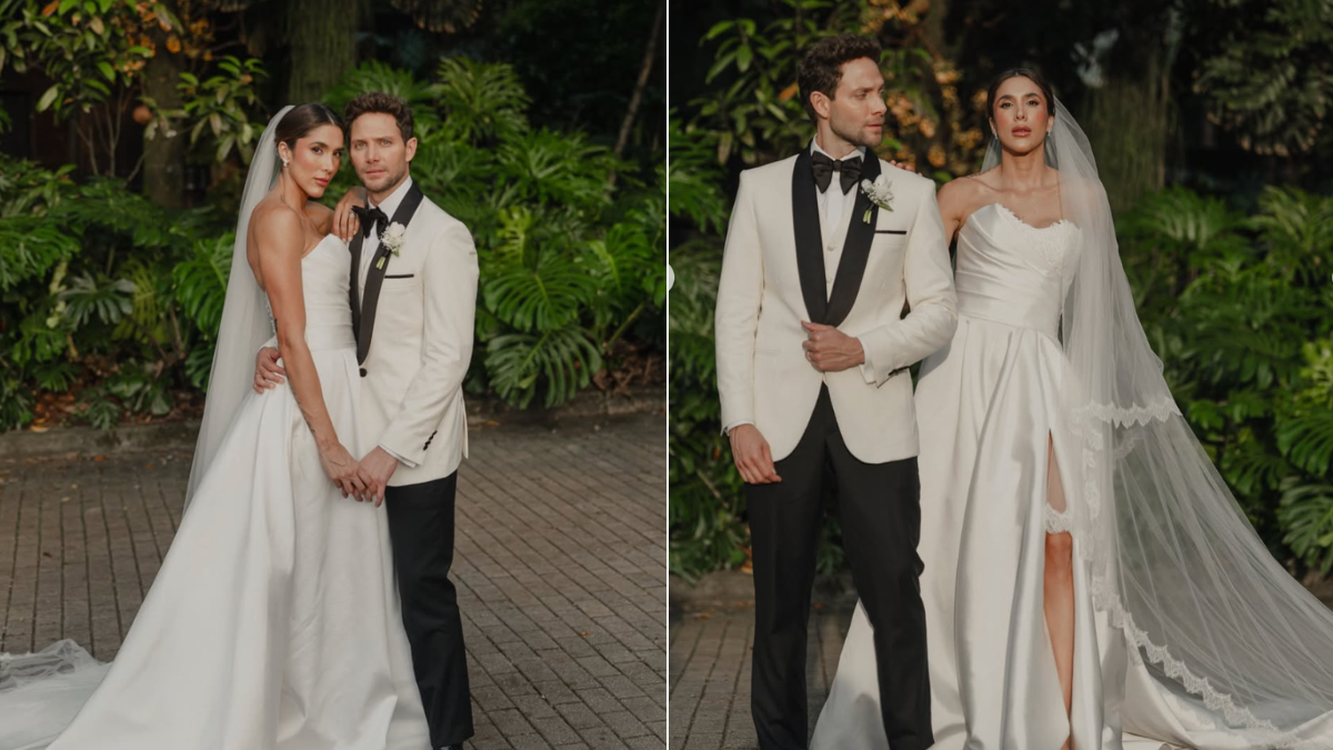 ¿Quién diseñó el vestido de novia de Daniela Ospina para su boda con Gabriel Coronel? Estos son los detalles