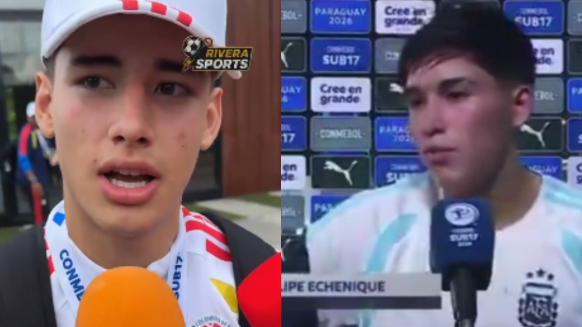 Samuel Martínez responde sin filtro a polémico comentario de futbolista argentino tras final del Sudamericano Sub-17: 'Hay que jugar, no hablar'