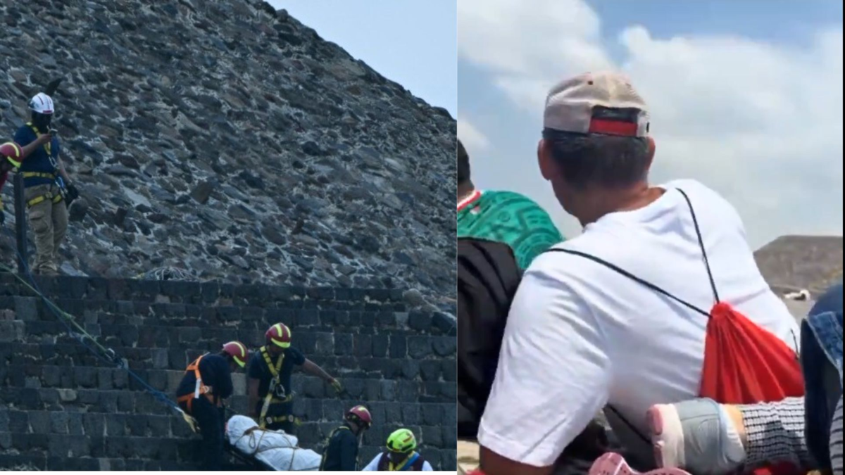 Aparece video inédito grabado por uno de los turistas que fue sometido por atacante de pirámides de Teotihuacán, México: 'Si os movéis, os sacrifico'