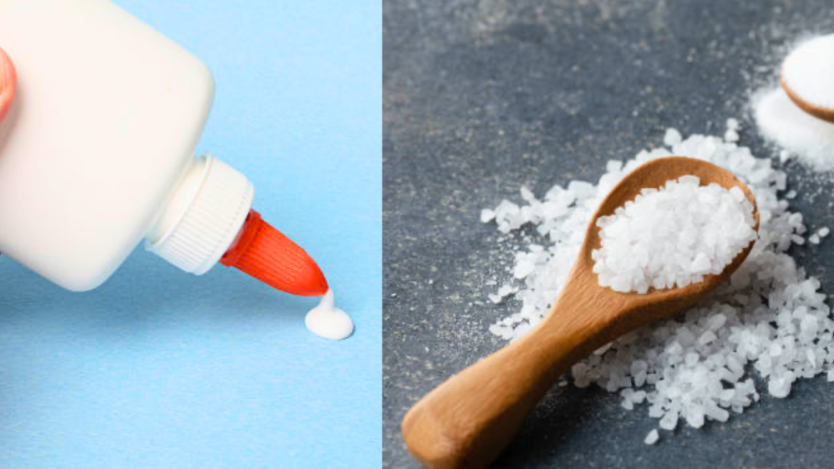 Mezclar pegamento con sal: el truco casero que pocos conocen y es de gran utilidad en el hogar