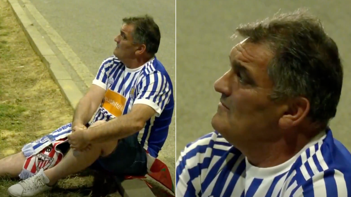 Un hincha recorrió 900 km para ver la final de la Copa del Rey y cedió su entrada a su hija: ‘Le he dicho que entre ella porque yo ya lo he vivido'