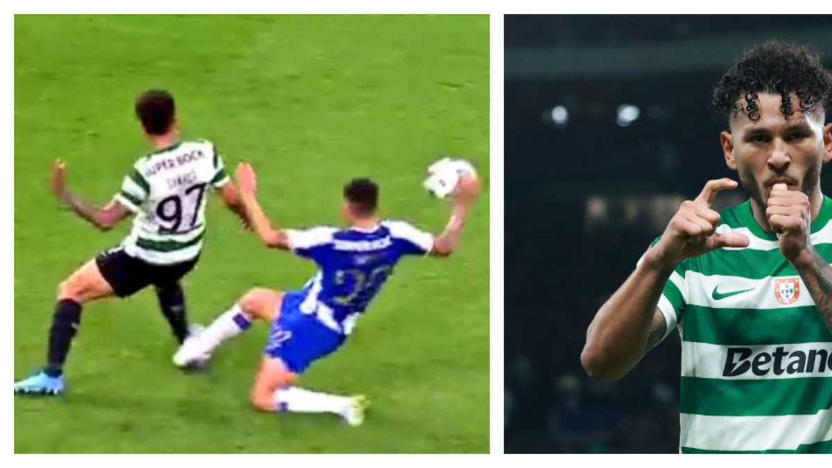 La violenta patada a Luis Suárez que generó alarma, en la clasificación del Sporting a la final en la Copa de Portugal: video