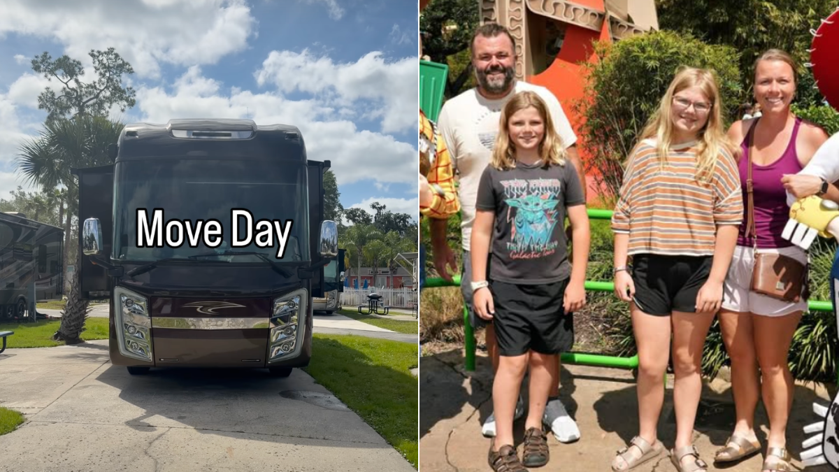 La familia que dejó su mansión para vivir en una casa rodante dentro de Disney World: así pasan hasta el 70 % del año en el parque en Estados Unidos