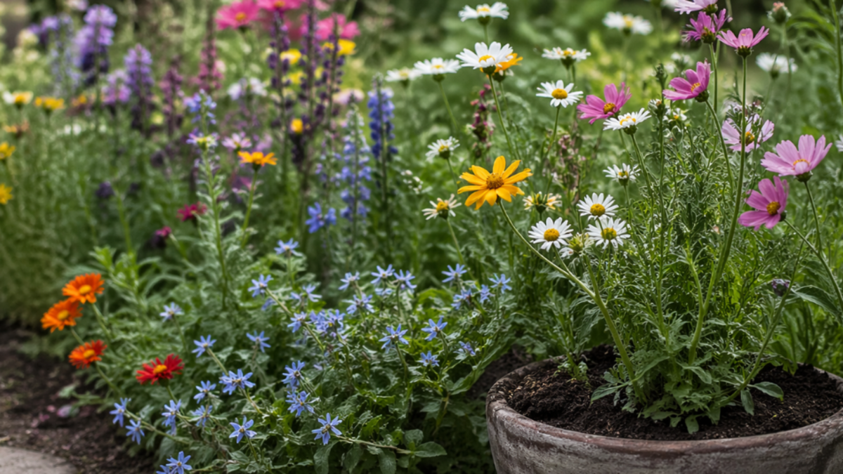 Las flores fáciles de sembrar, que se reproducen solas y mantienen el jardín en constante cambio
