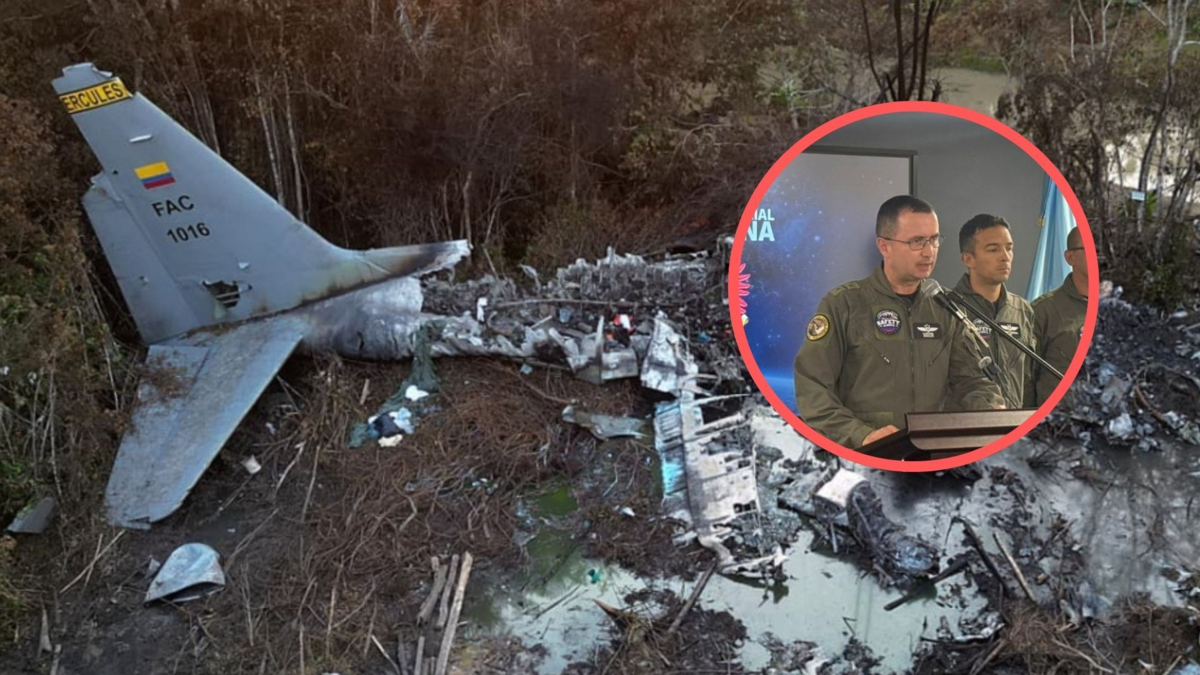 La ruta, la carga y la reacción en cabina, las claves del informe preliminar de la caída del avión Hércules en Putumayo