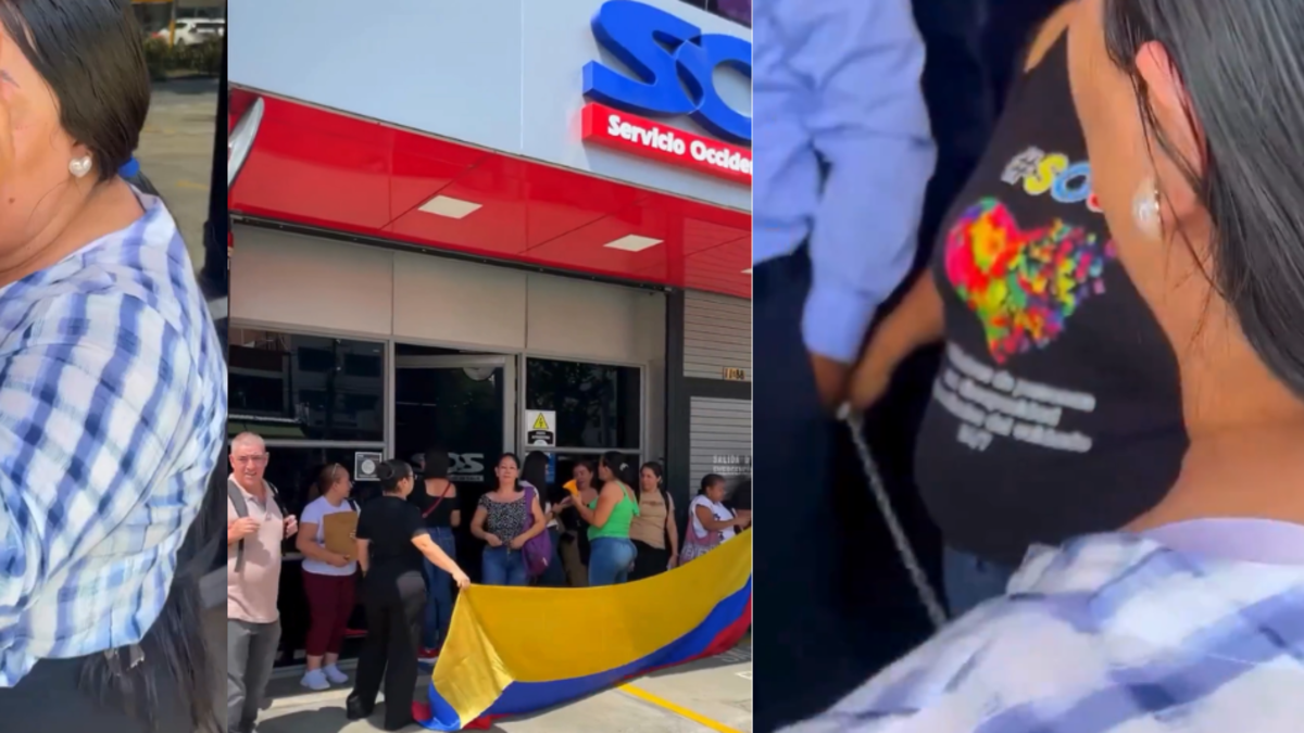 Video | Madres se encadenaron en sede de EPS SOS en Cali y denuncian suspensión de medicamentos vitales: 'Exigimos que nuestros hijos sean cubiertos'