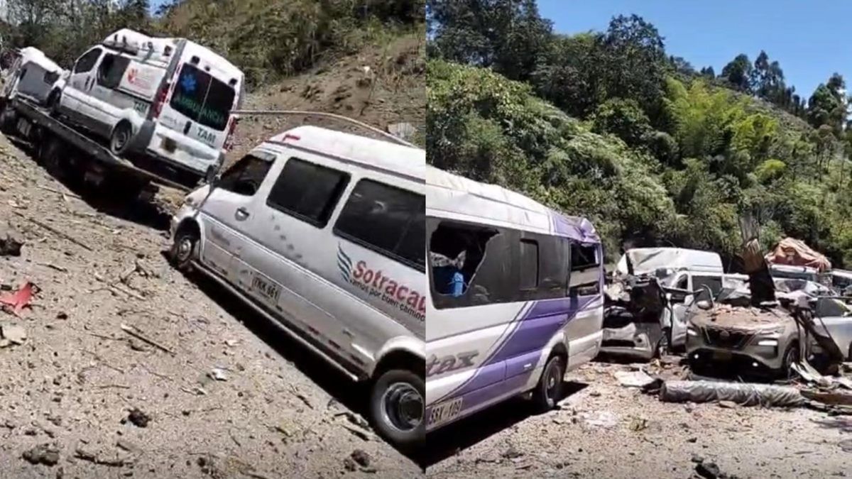 Video: Terrorismo en la vía Panamericana deja 10 personas muertas y 12 heridas tras ataque con cilindro explosivo a un bus en Cajibío, Cauca