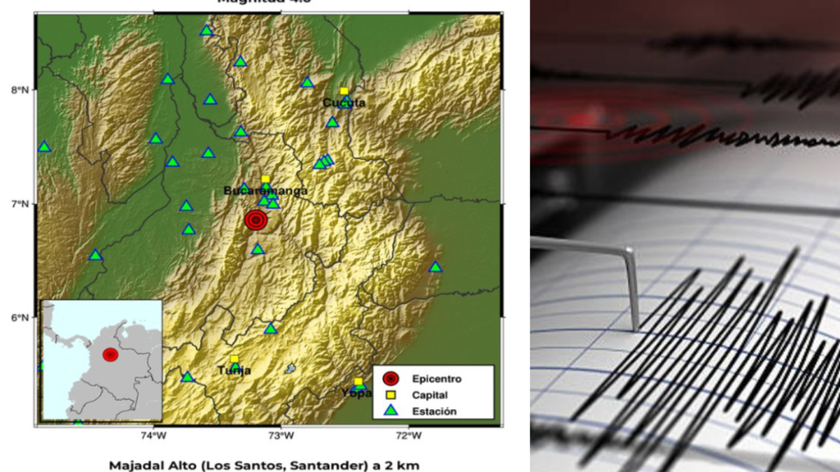 Temblor hoy en Colombia | Reportan fuerte sismo en la madrugada de este domingo 26 de abril: epicentro, magnitud y profundidad