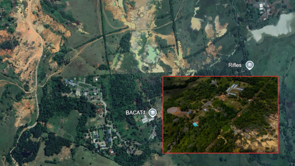 La mina de oro ilegal del 'clan del Golfo' en terreno de una base militar de Antioquia cuya producción está llegando a la Casa de la Moneda de EE. UU.