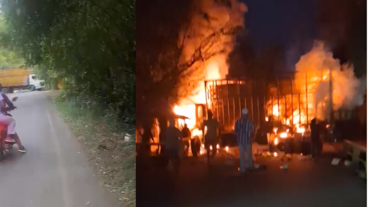Video | Camión fue atravesado e incendiado en vía clave en Jamundí, Valle del Cauca; esto se sabe