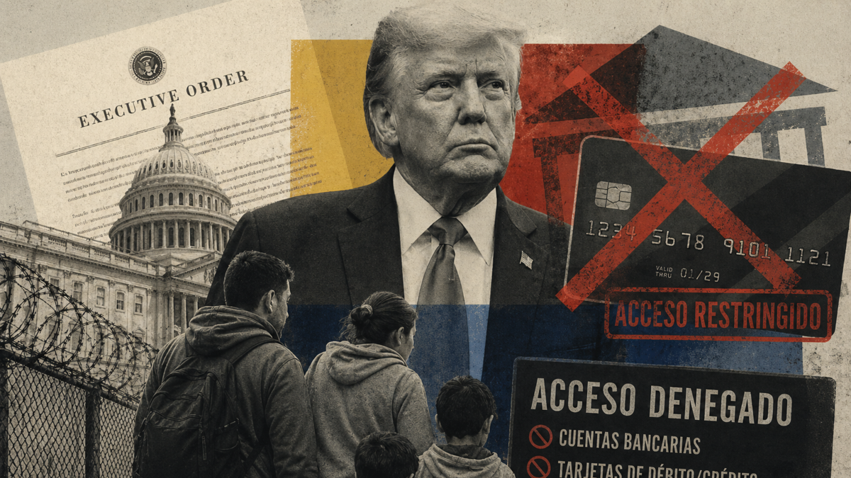 Trump busca bloquear acceso de inmigrantes a la banca y asfixiarlos económicamente para forzar la auto-deportación: así sería su nueva orden ejecutiva