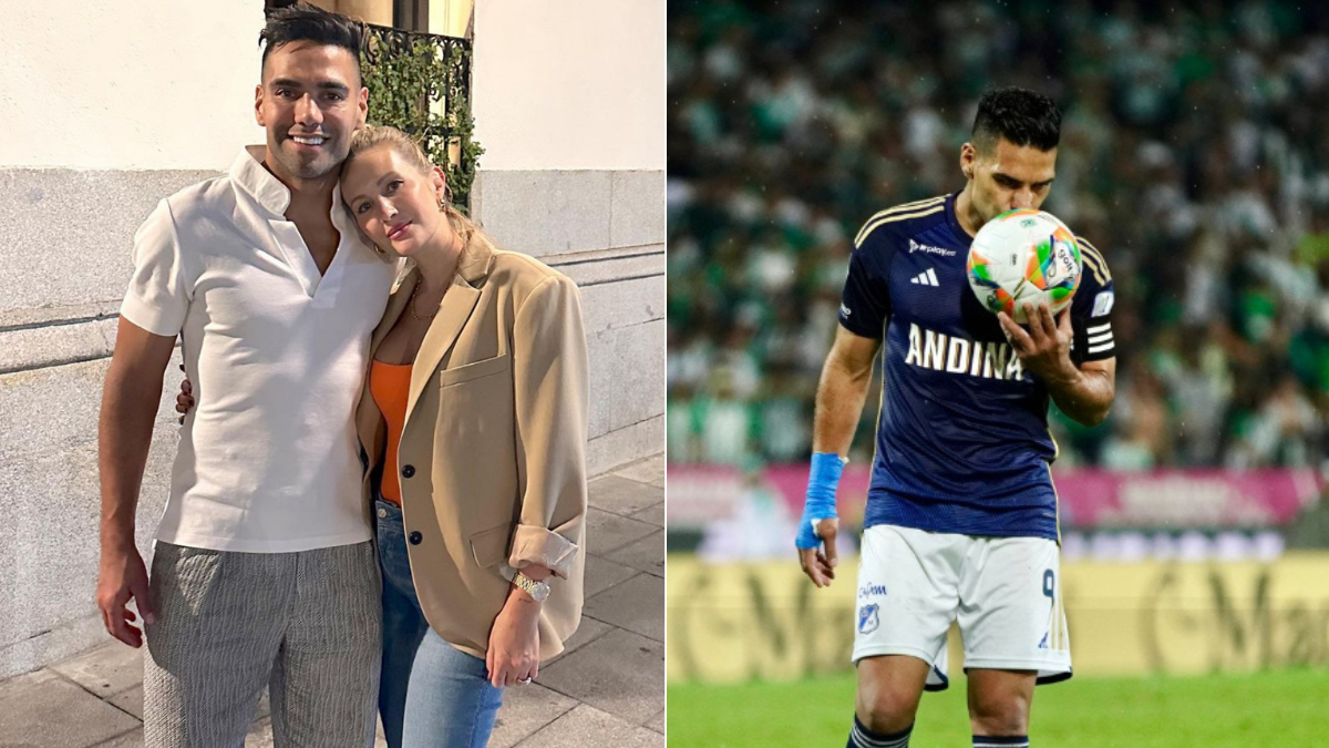 Lorelei Tarón, esposa de Falcao, reaccionó a quienes piden el retiro del futbolista: 'Solo él decide cuándo parar'