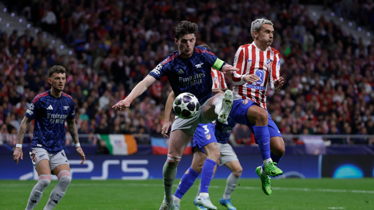 Arsenal se llevó un punto tras cerrado empate con el Atlético de Madrid en la ida de la semifinal de la Champions