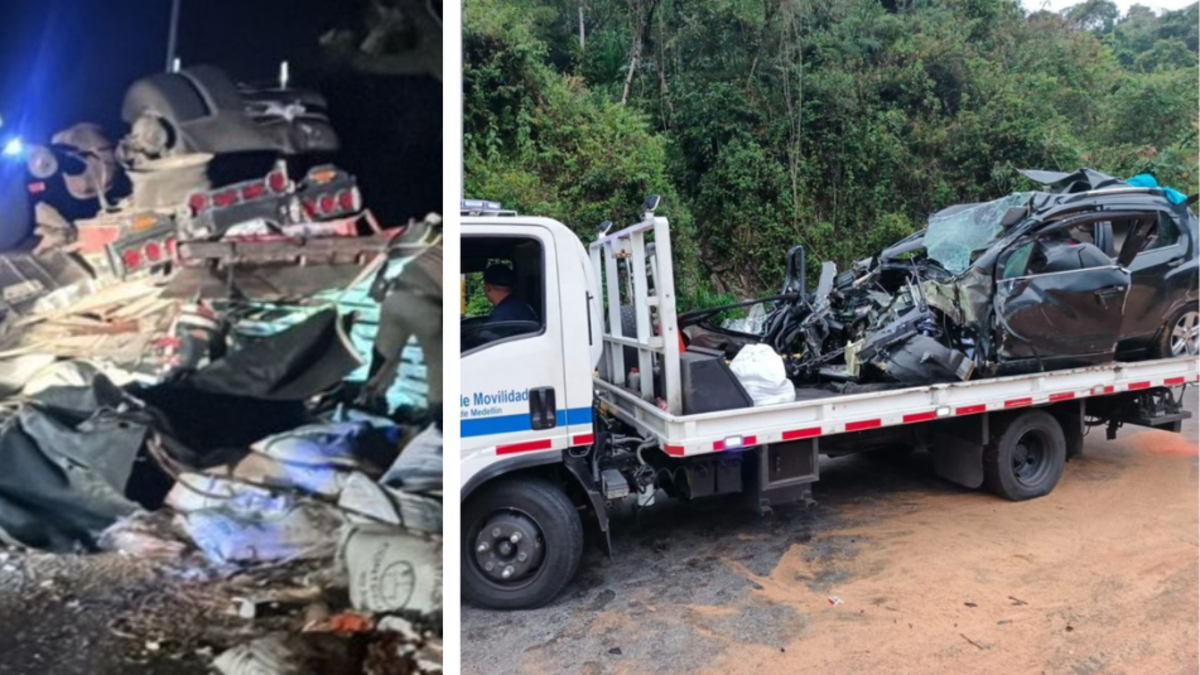 Grave accidente en la vía Medellín - Santa Fe deja una persona fallecida: esto se sabe de la víctima