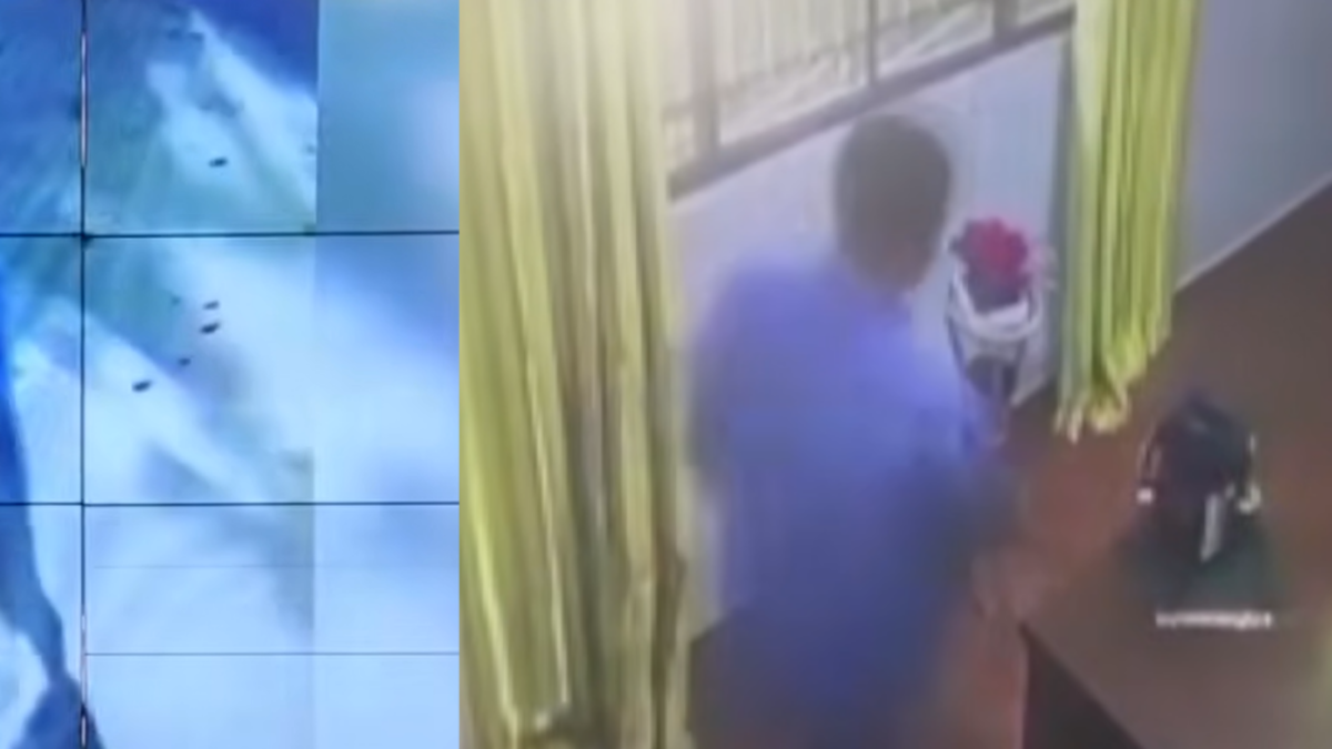 Hombre fue a confesarse y terminó robando el celular del sacerdote: todo quedó en video
