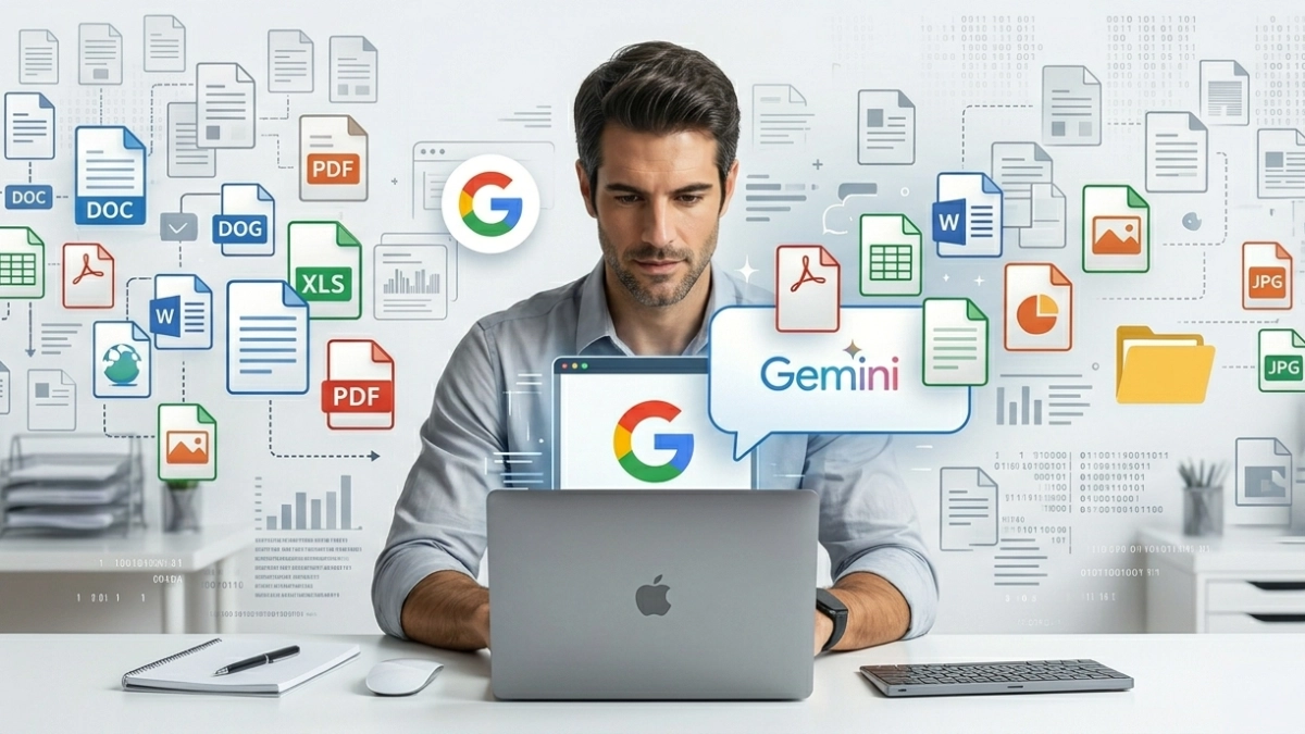Google lanzó un chat con IA que crea documentos, tablas de Excel, presentaciones como si fuera magia