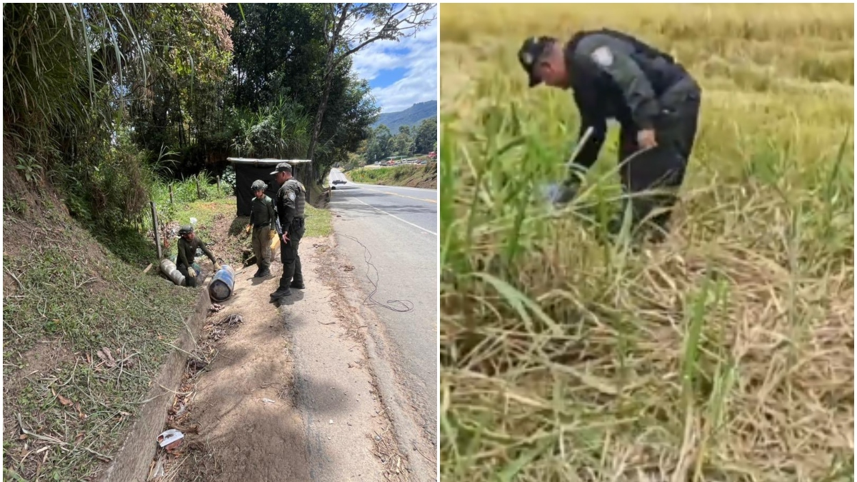 600 kilos de explosivos en alcantarillas: la Panamericana, objetivo de las disidencias en el Cauca
