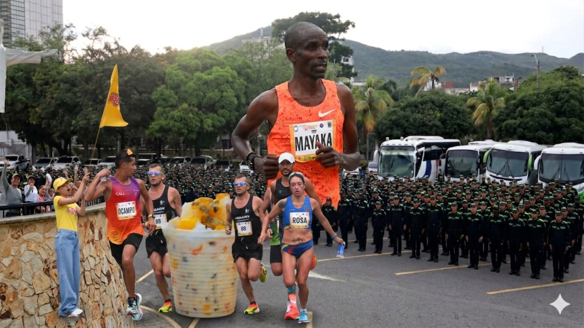 Maratón de Cali 2026: más de 500 policías llegaron a la ciudad para garantizar el blindaje de la competición, que contará con 20.000 corredores