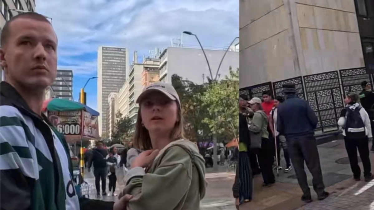 Pareja de extranjeros fue robada en la carrera séptima de Bogotá: 'La policía no actúa'