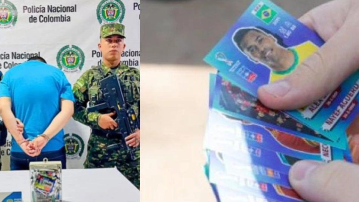 Hombre fue detenido tras robar una caja con láminas del Mundial 2026 en Fusagasugá