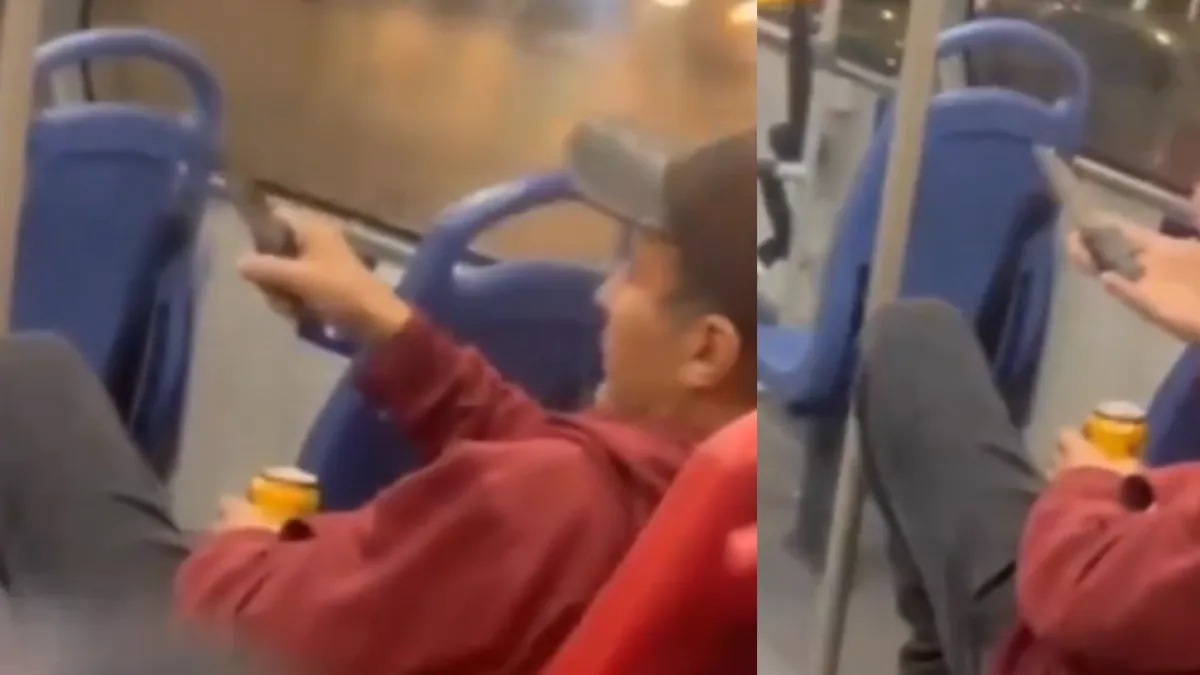 Sujeto estaba tomando cerveza en TransMilenio y amenazó a los pasajeros con un cuchillo tras reclamo