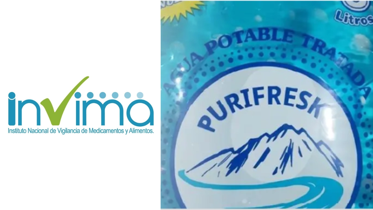 Invima emite alerta por comercialización de agua potable con registro sanitario vencido: piden suspender su consumo