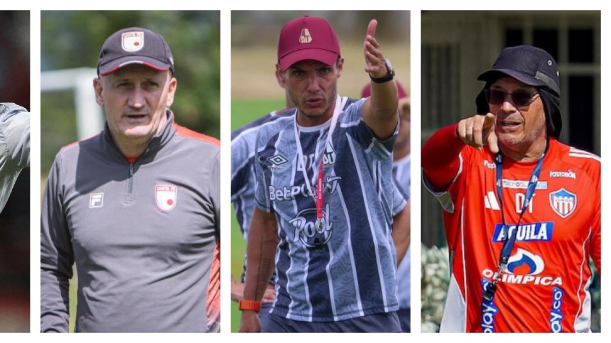 Colombianos vs. extranjeros: duelo de técnicos por el paso a las semifinales de la Liga Betplay