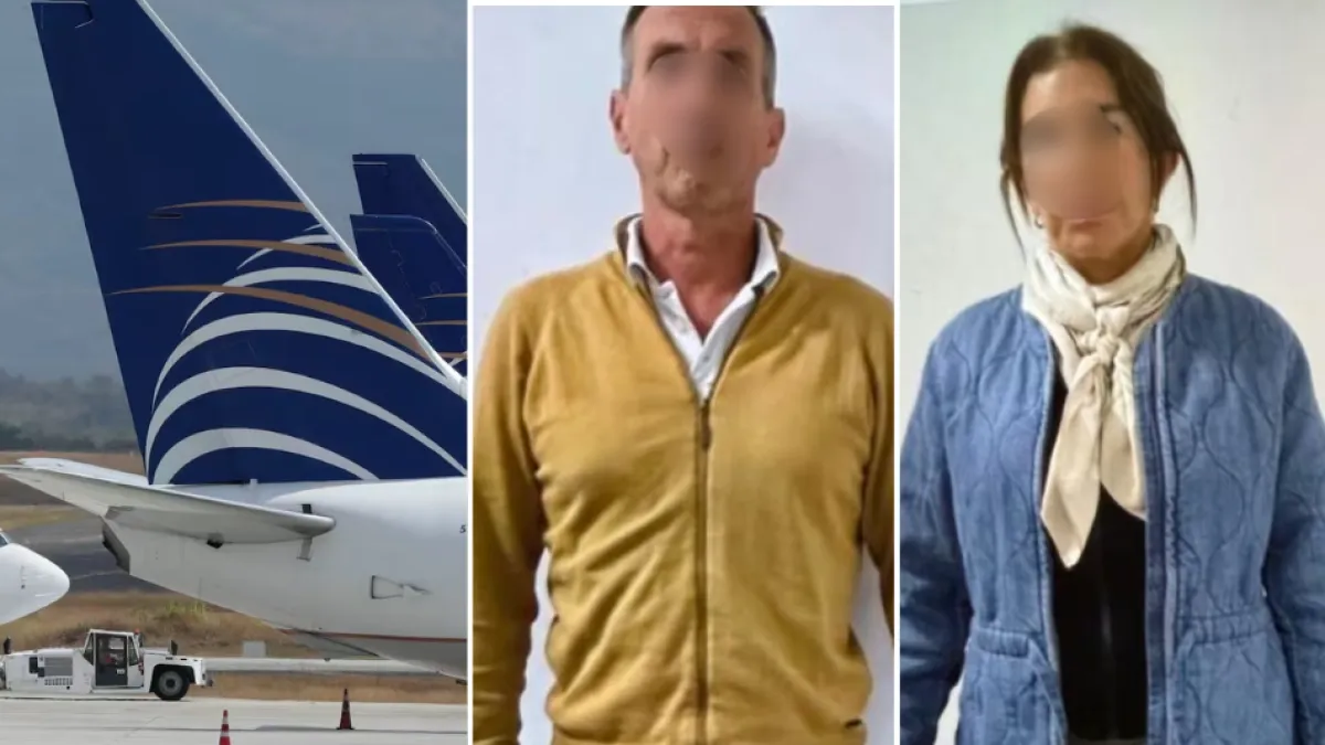 Pareja mayor fue arrestada tras intentar tener relaciones sexuales en primera clase y retrasar vuelo de Panamá a Argentina: los hallaron semidesnudos