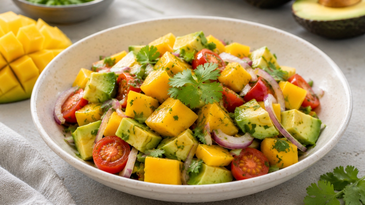Ensalada de mango y pepino: una receta fresca, rápida y perfecta para los días de calor