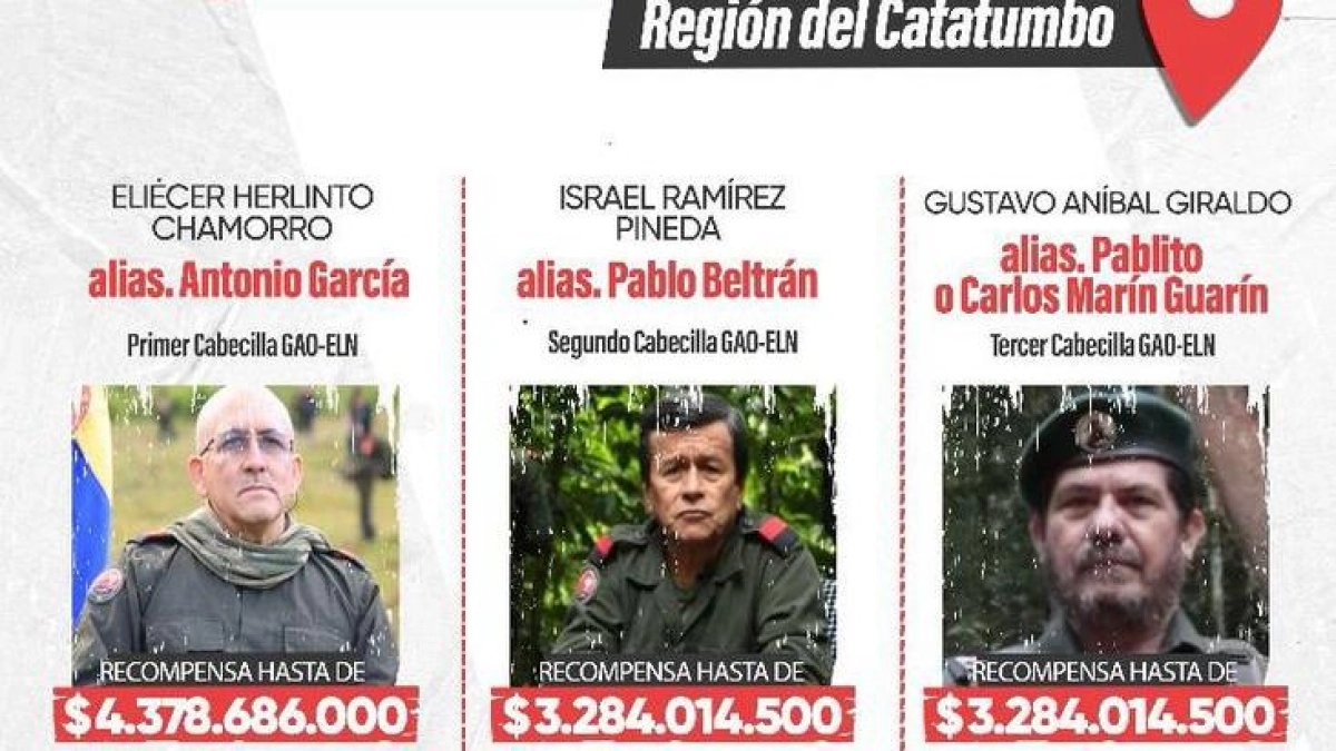 Los datos que revelan el mapa actual de la guerrilla del Eln: ¿dónde están sus máximos cabecillas?