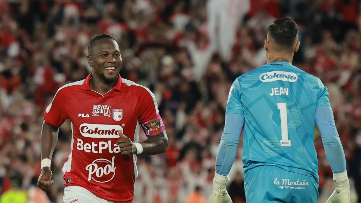 Santa Fe tuvo una victoria soñada: los leones, liderados por un heroico Rodallega, trituraron al América en El Campín y son semifinalistas de la Liga