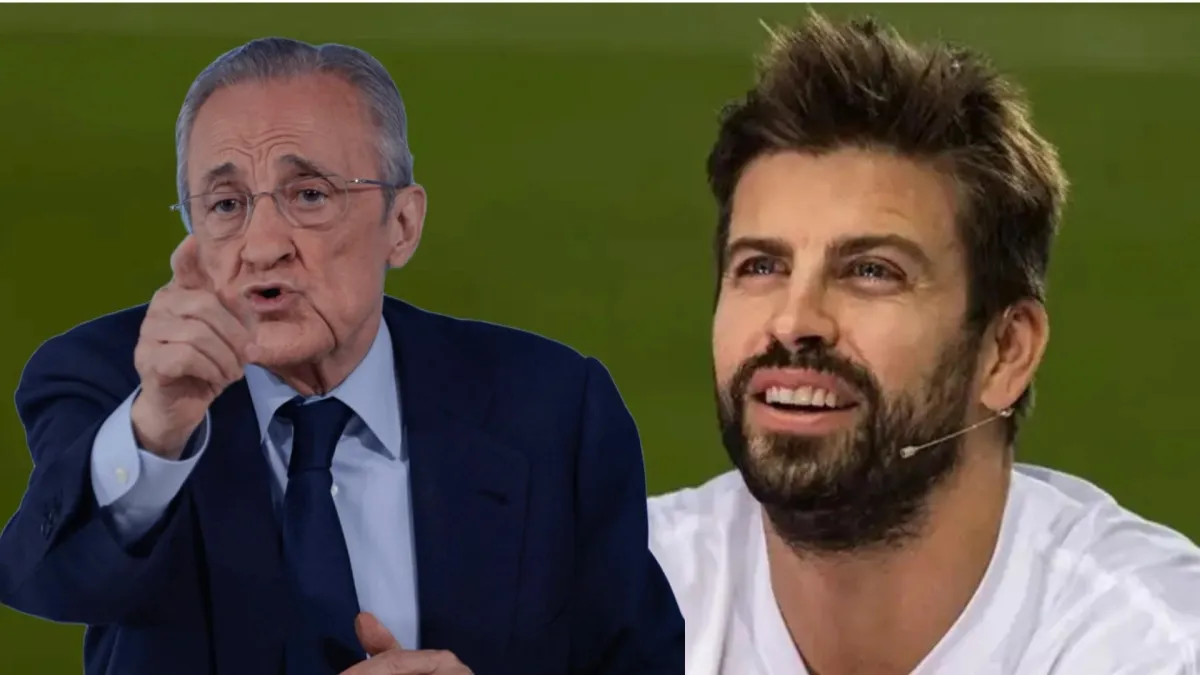 Gerard Piqué sacude al mundo Barcelona al respaldar y darle la razón a Florentino Pérez, el presidente del Real Madrid