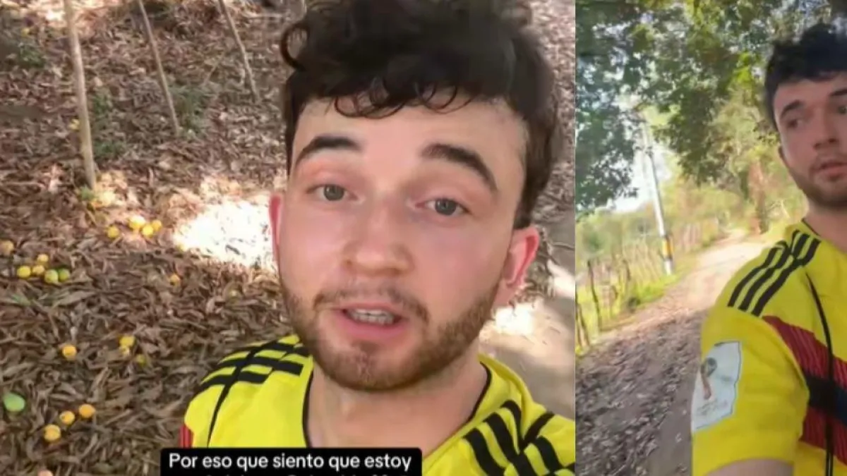 ‘Influencer’ francés se mostró asombrado por la cantidad de mangos que se pierden en el suelo de Colombia: ‘Esto es una locura’