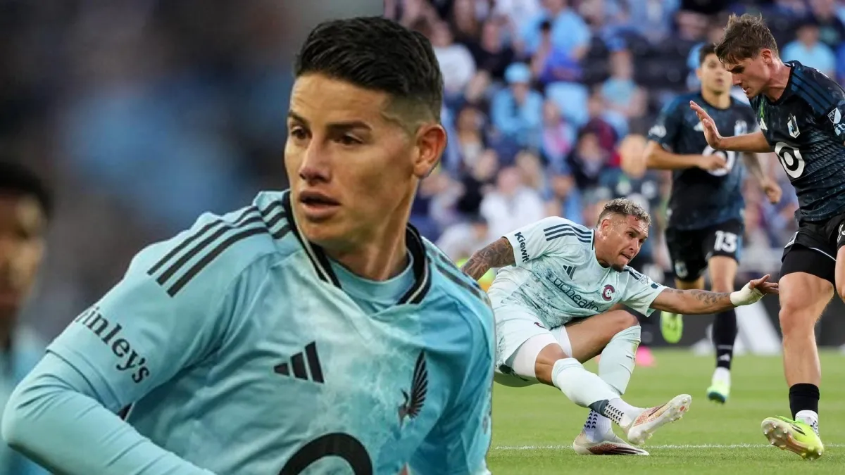 James Rodríguez se despidió del Minnesota United como titular y estuvo cerca del gol: así fue su actuación | Video