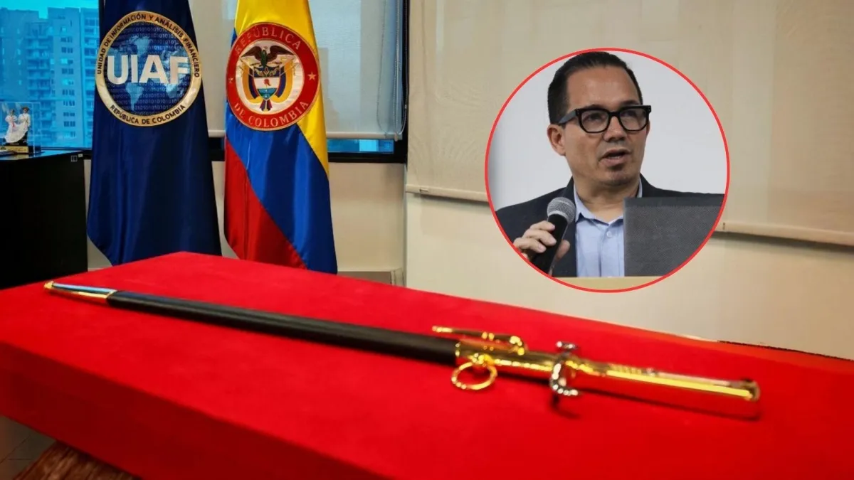 La historia detrás de la daga que exhibió en redes sociales Wilmar Mejía, actual director de la UIAF; ¿quién se la entregó?