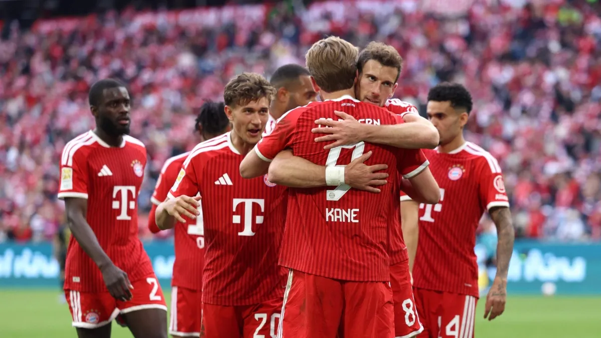Luis Díaz aportó una asistencia más y el Bayern Múnich celebró su título en la Bundesliga con goleada y récord