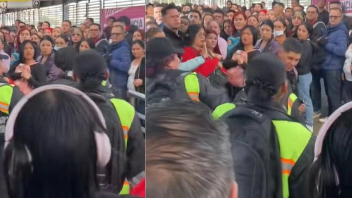 Video | Guardia de seguridad se fue a los puños con un colado de TransMilenio al sur de Bogotá: ‘El pan de cada día’
