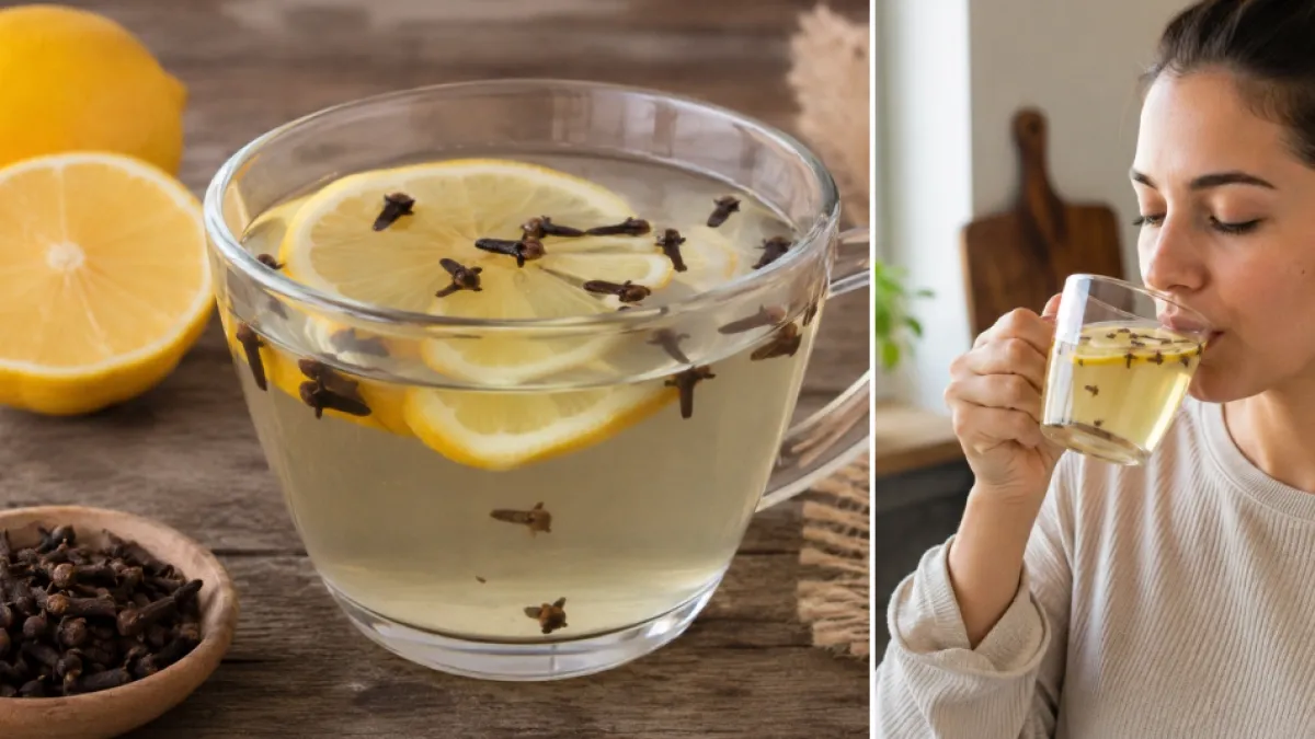 ¿Qué pasa si tomo agua con clavos de olor y limón todos los días?