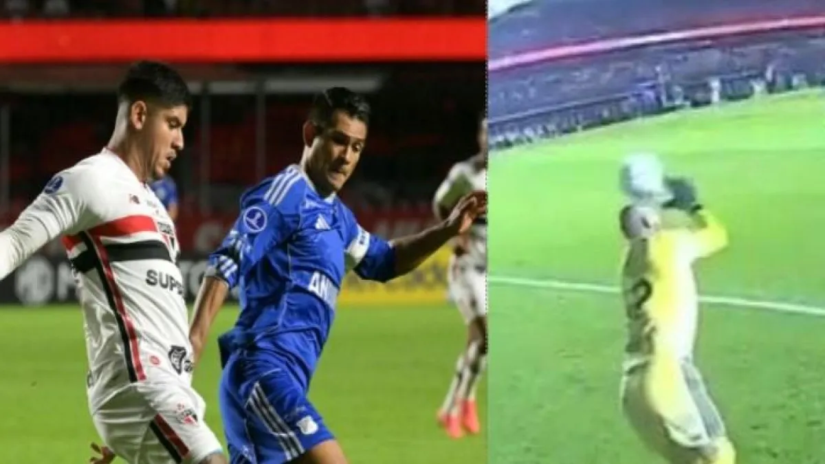 Video | Diego Novoa, arquero de Millonarios, y su grosero error en el partido contra São Paulo en la Copa Sudamericana